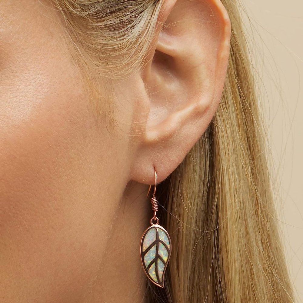 Rose Gold Drop Earrings